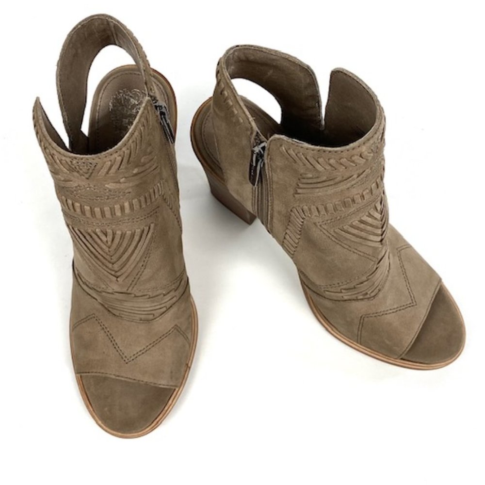 Vince Camuto Tan Ankle Booties - Picture 5 of 10